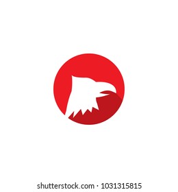 Elegant eagle logo design template