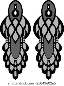 Elegant Earrings Designs - Hoops, studs, drops antique earrings jewelry