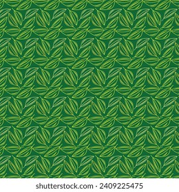 Elegant Eco: Fashionable Patterns with a Sustainable Twist Leaf Pattern