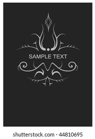Elegant editable vintage frame