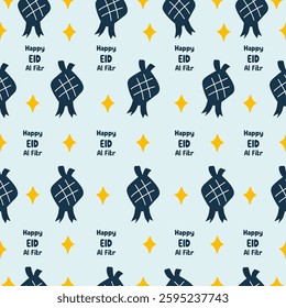 Elegant Eid Al-Fitr Seamless Pattern