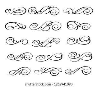  Elegant elements of design.Vector illustration.