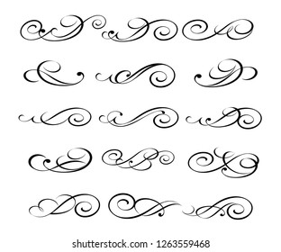 Elegant elements of design.Vector illustration.