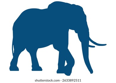 "Elegant Elephant Silhouette on a White Background"
"Majestic Elephant Silhouette: A Wild Animal Design" . eps 10