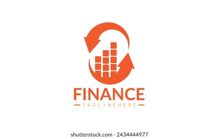 Ein elegantes Emblem, das die Synergie zwischen Finanzkompetenz und Kundenerfolg darstellt