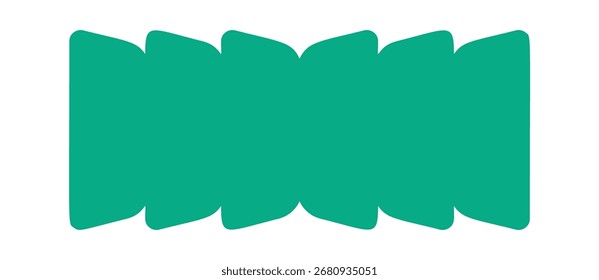 Design de desenho animado de adesivo vazio elegante