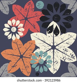 Elegant endless pattern with abstract flowers can be used for linen, design fabric, textile and more creative ideas.