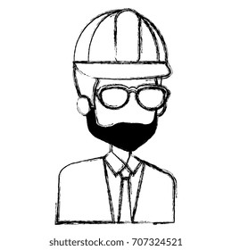 elegant engineer avatar character
