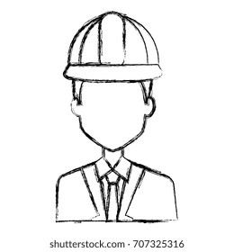 elegant engineer avatar character