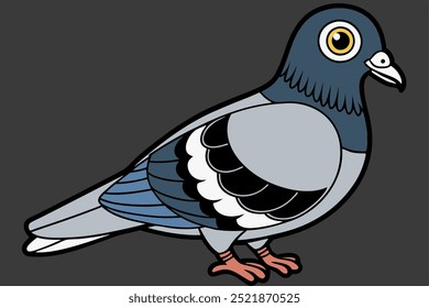 Esboços de pombo e pomba gravados elegantes para desenhos gráficos impressionantes