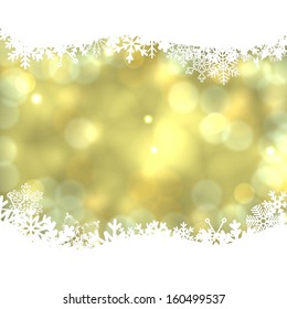Elegant eps10 vector Christmas background wish snowflakes.