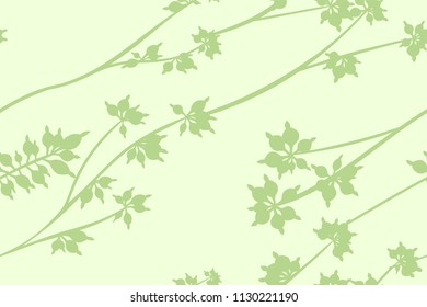 Elegant Eucalyptus Seamless Pattern in Pastel Color Design. Watercolor Style. Vector Leaves, Palm Fern Branches and Herbal Bouquet. Greenery of Rustic Wedding. Eucalyptus Pattern for Decoration, Print