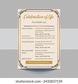 Elegant event flyer with luxury border or frame. Luxury vector background with light golden, luxury cover, invitation template, wedding card, menu design, note book others.