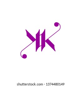 Elegant Exclusive Classic Typography K Letter Logo Design