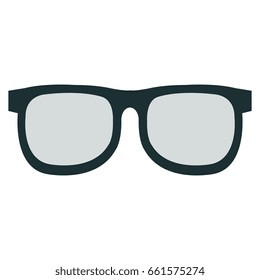 elegant eye glasses icon