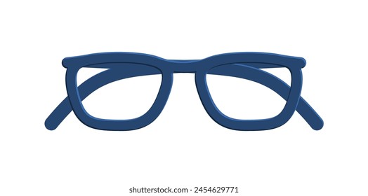 Elegant Eyeglasses Optical Accessory Vector Illustration.	