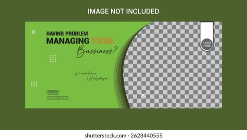 Elegant facebook cover design for designers