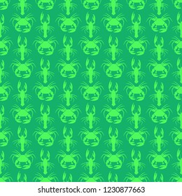 Elegant fairy background animal crab mollusc.