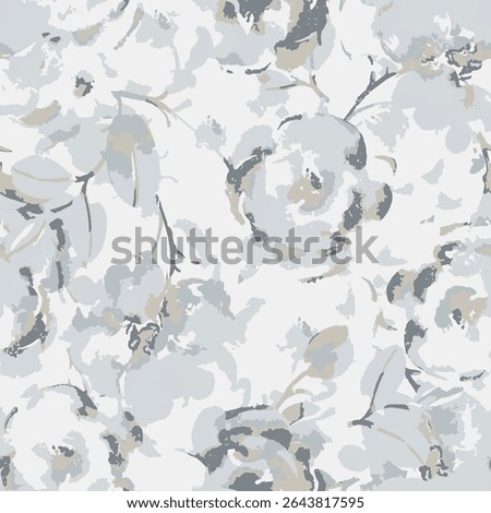 elegant fall and winter floral pattern 