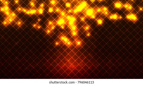 Elegant falling glitter, Suitable for christmas and other. Vector Illustration