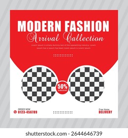 Elegant fashion forward media social post