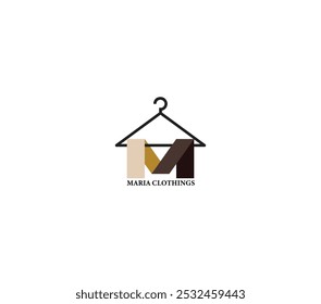 Elegant fashion logo on a clothing tag. Perfect for showcasing brand identity, apparel design, and textile branding. Ideal for clothing labels and retail concepts.