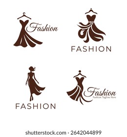 Elegant Fashion Logos and Silhouettes