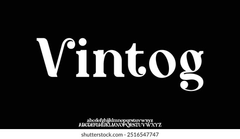 Moda elegante e minimal moderno sans serif alfabeto fonte maiúscula e número fontes fonte vitoriana