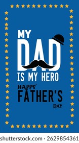 Elegant Father's Day Greeting Design
