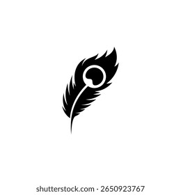 Design de logotipo Elegante Essência de Pena
