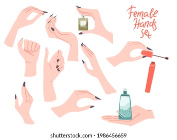 Elegant Female Hands set