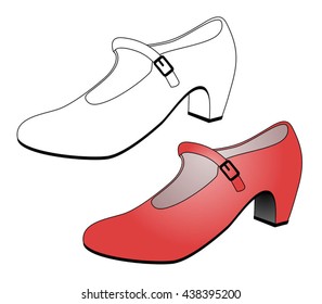 elegant female shoe