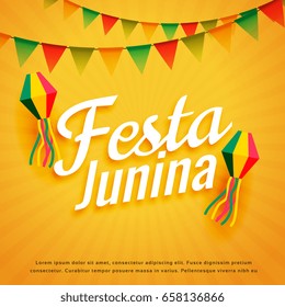 elegant festa junina poster holiday greeting