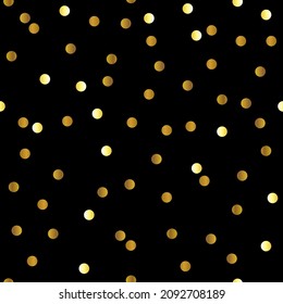 Elegant Festive Gold Dot Pattern Design Background