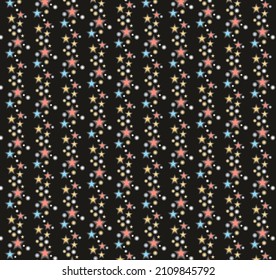 Elegant festive vector background with colorful garlands in the form of balls and stars