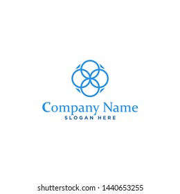elegant finance logo template - Vector