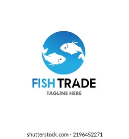 Elegant Fish Logo Vector Illustration. Fish logo template 