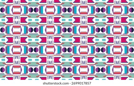 Elegante flache Farbe minimalistisches Muster mit Dreiecken