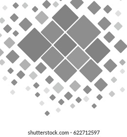 Elegant flat mosaic. Creative design.