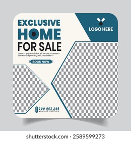 Elegant Flat Sale Social Media Post Deign Or Web Banner Templates