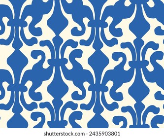 Elegant Fleur De Lis seamless pattern