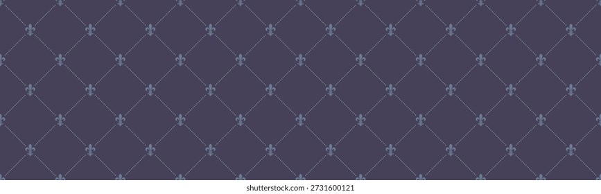 Elegante estampado de flores sobre un sofisticado fondo púrpura oscuro.  Perfecto para fondos de Sitio web, invitaciones o para añadir un toque de sofisticación real a tus diseños.