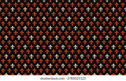 Elegante estampado flordelis en