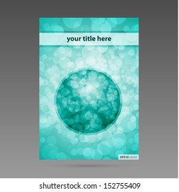 Elegant Flier Design with Abstract Pattern