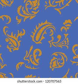 Elegant floral Abstract seamless pattern.Vector