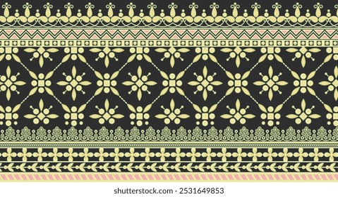 Elegant Floral Art with Rich Textures, Ideal for High-Quality Fabric and Paper Printing.
