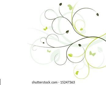 Elegant floral background