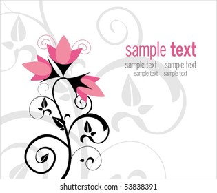 Elegant floral background