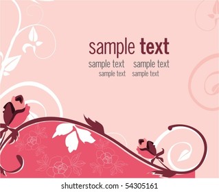 Elegant floral background