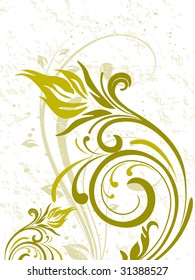 elegant floral background with artwork